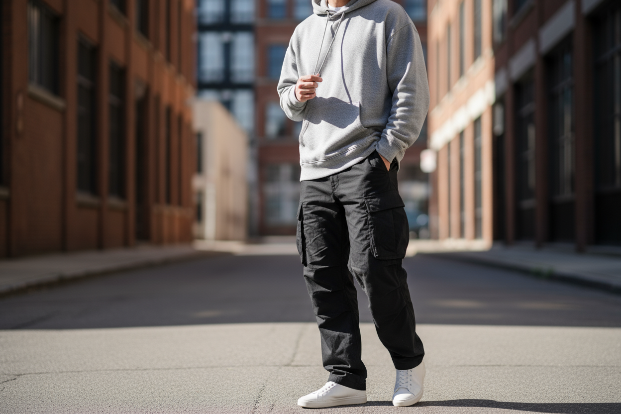 Black Cargo Pants