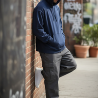 Premium Oversized Hoodie - Navy Blue
