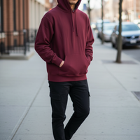 Pullover Hoodie - Burgundy