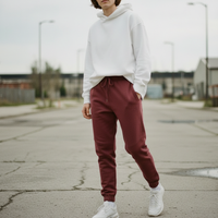 Street Joggers - Burgundy